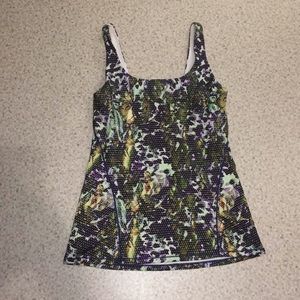 Size 8 Lululemon tank with built in bra